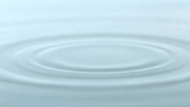 Ripples spreading across water